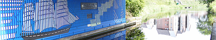 UNDERSIDE Of Glasgow Canal Bridge Brightened Up With Mackintosh Murals