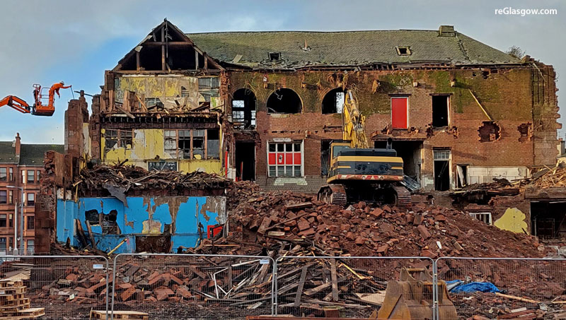 IN Pictures — Demolition Of East End School